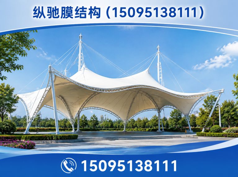 寒亭区膜结构车棚展示图